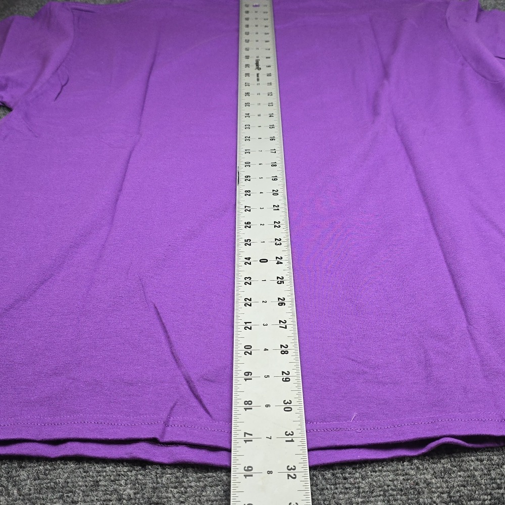 Vintage USPS Stamp Graphic T Shirt XXL Purple Made USA Postal‎ 90s New w/o Tags - Picture 6 of 7